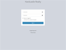 Tablet Screenshot of online.hardcastlerealty.com